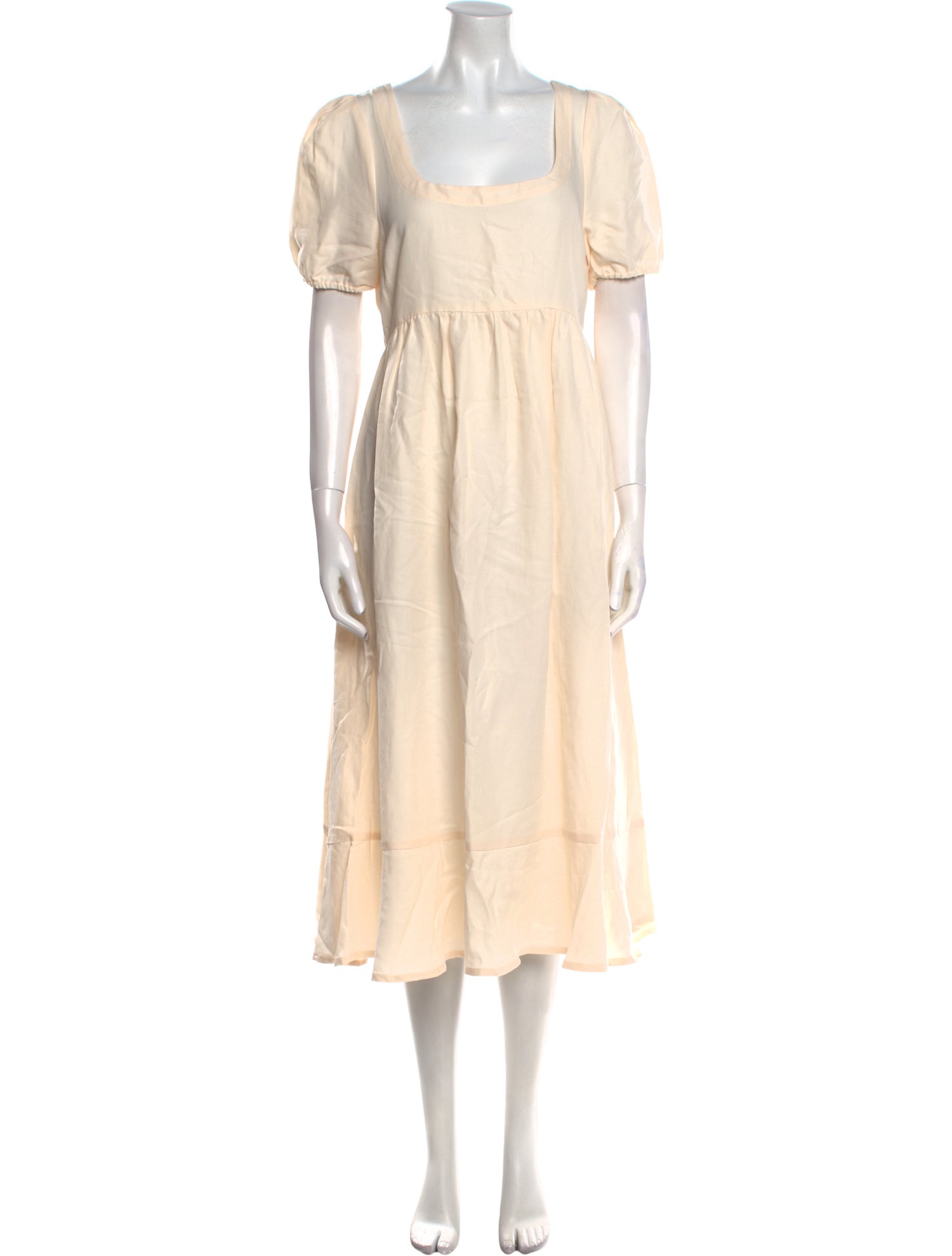 Hatch Square Neckline Midi Length Dress