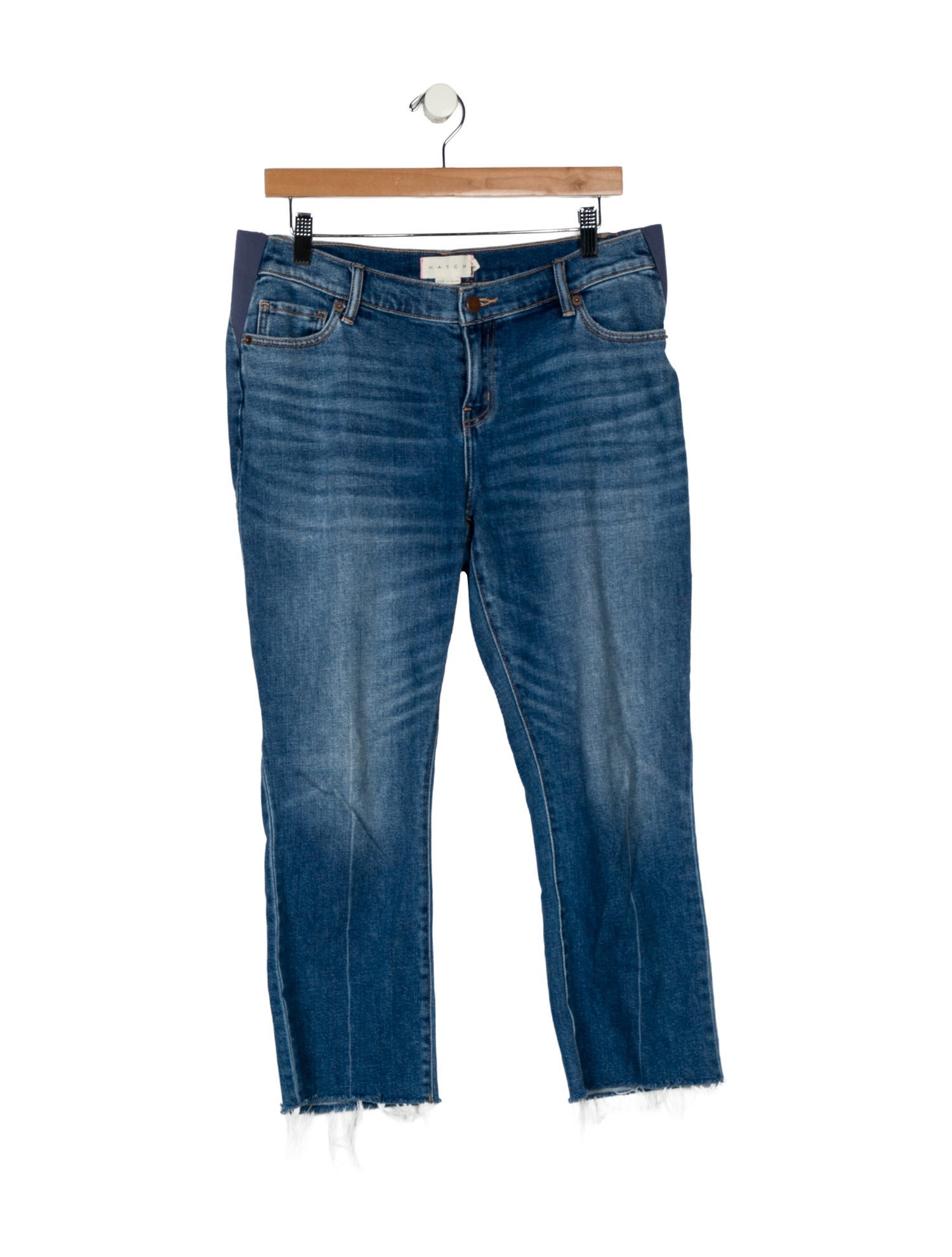 Hatch Mid-Rise Straight Leg Jeans