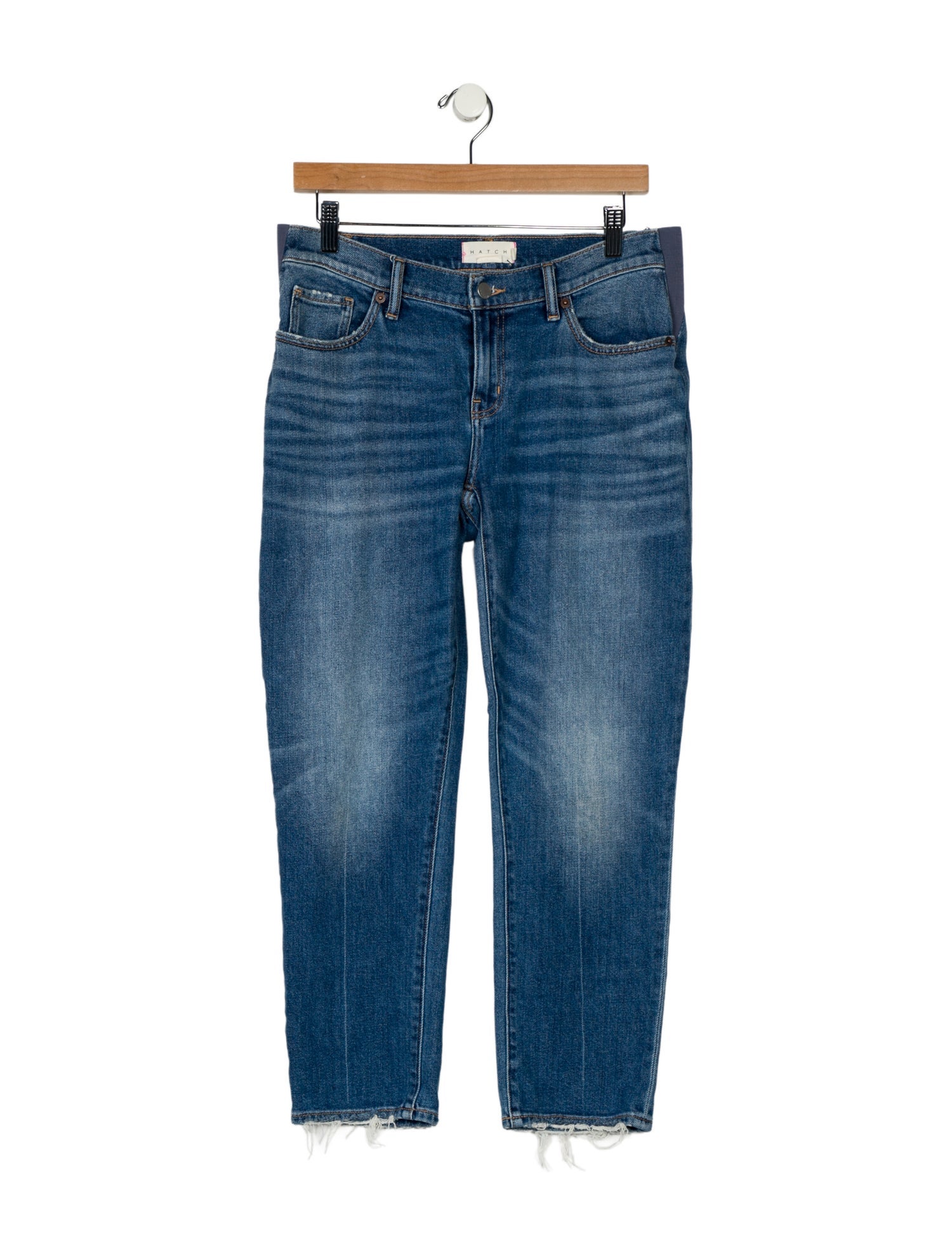 Hatch Mid-Rise Straight Leg Jeans