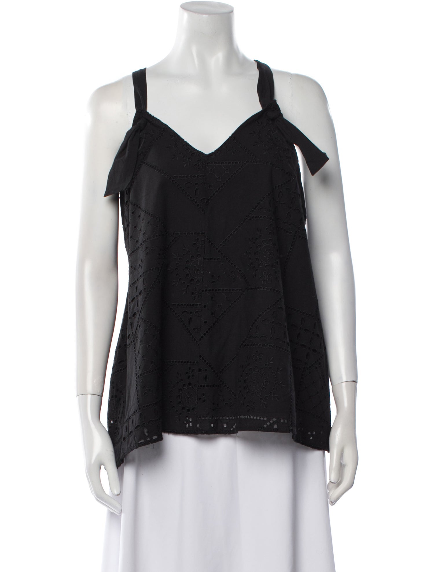 Hatch V-Neck Short Sleeve Top