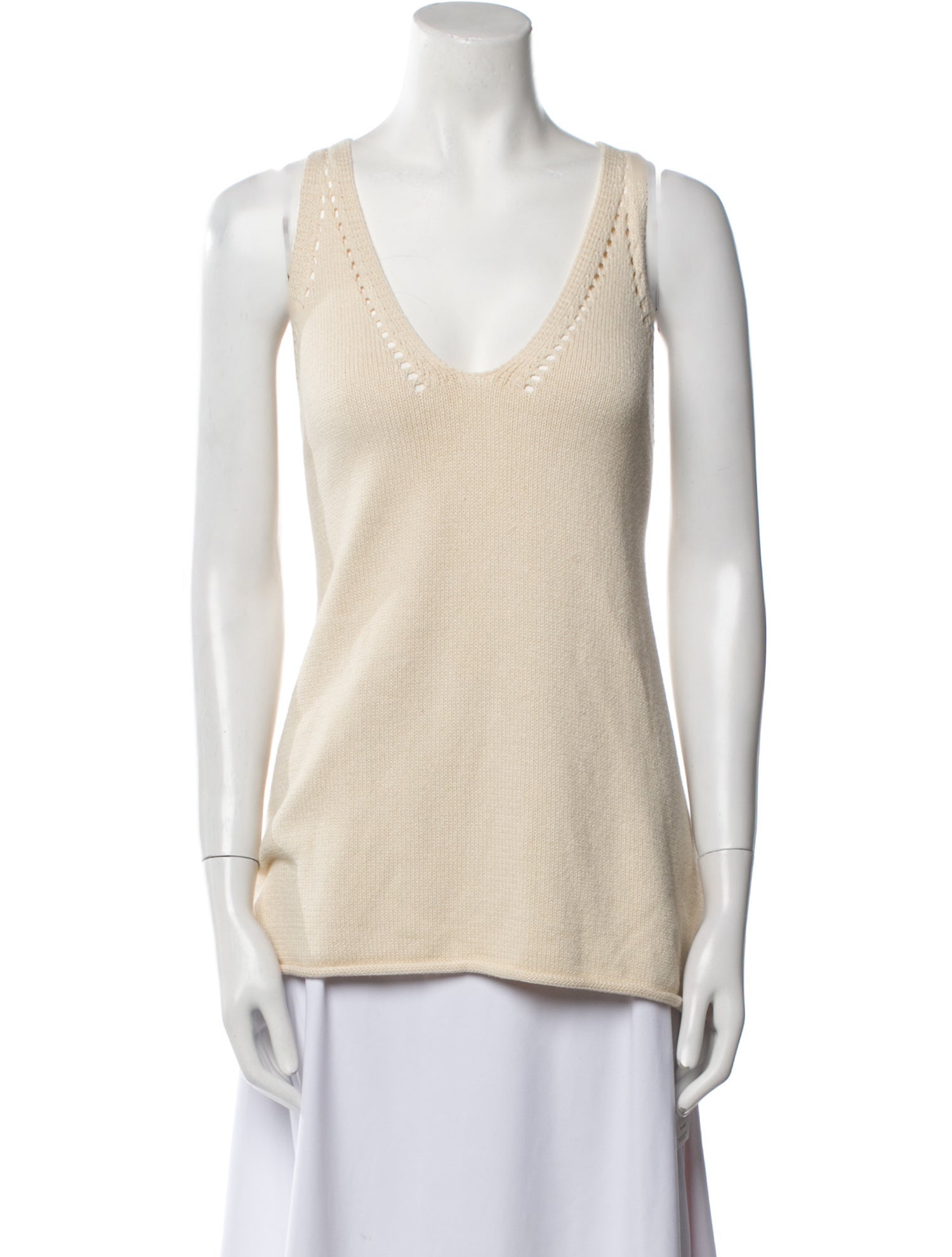 Hatch V-Neck Sleeveless Top