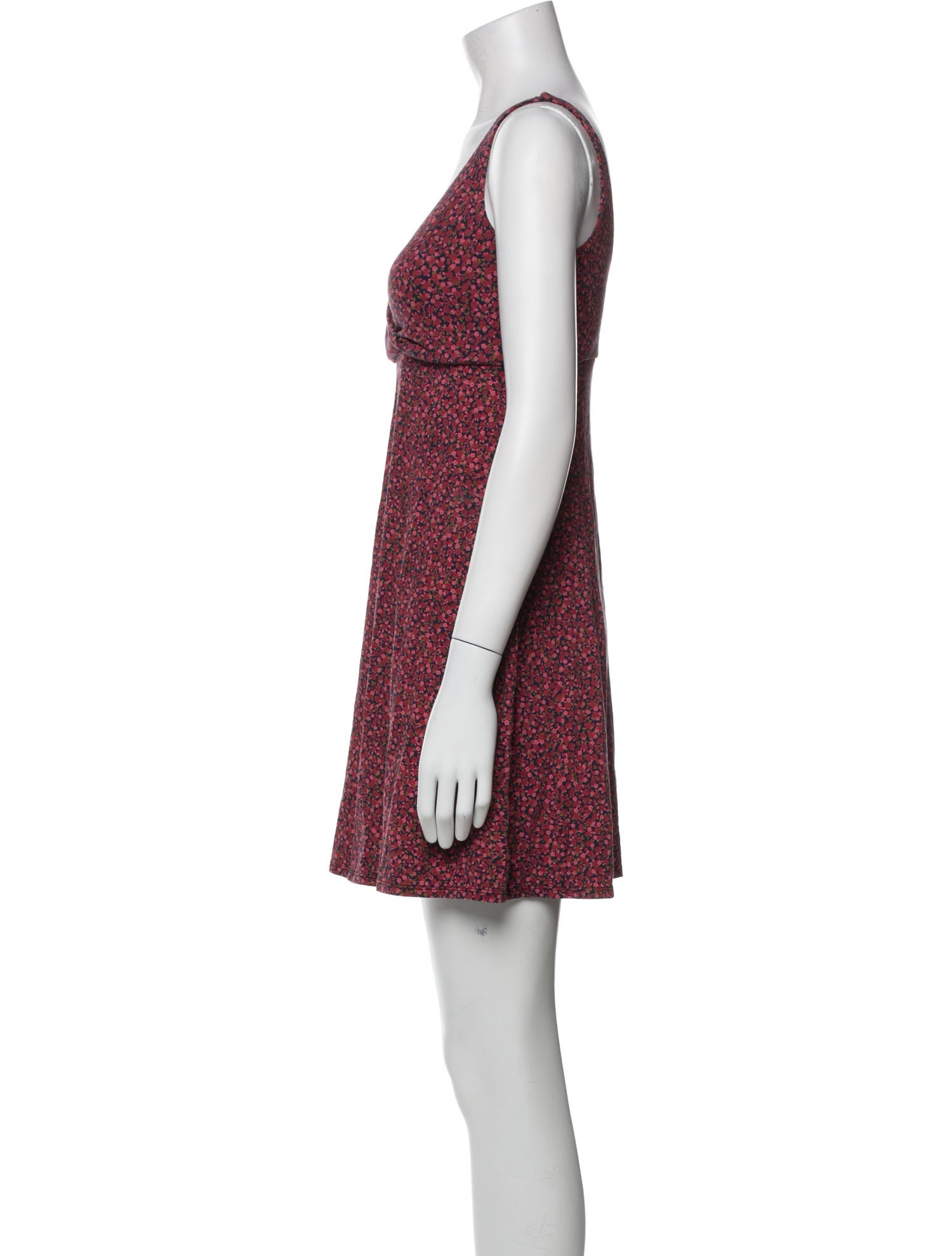 Hatch Floral Print Mini Dress