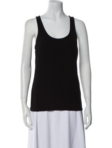 Hatch Tops Scoop Neck Sleeveless Top L