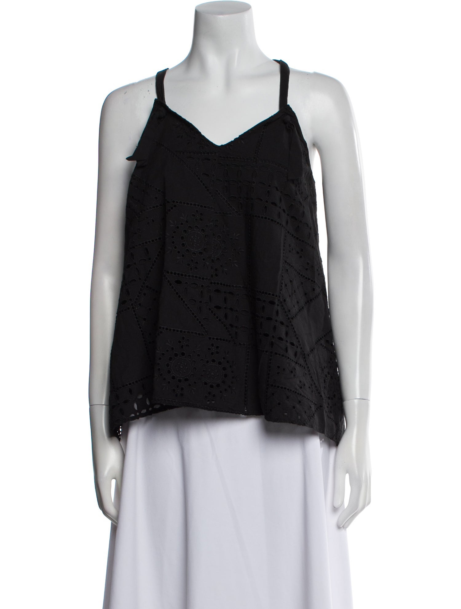 Hatch V-Neck Sleeveless Top