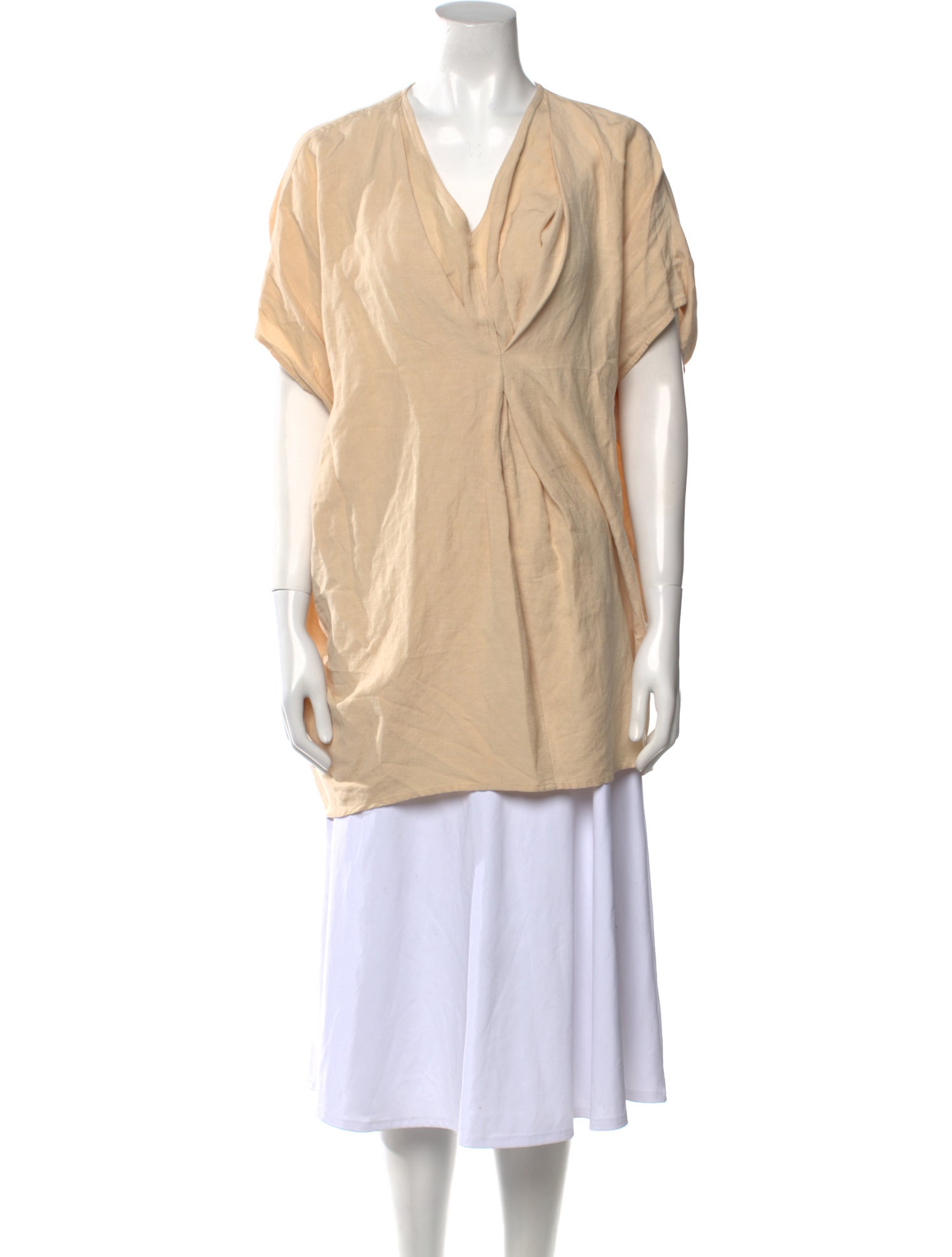 Hatch Linen Cowl Neck Tunic