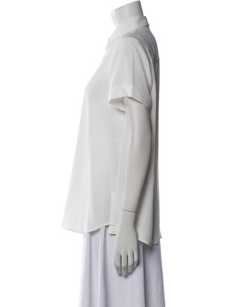 Hatch Short Sleeve Button-Up Top