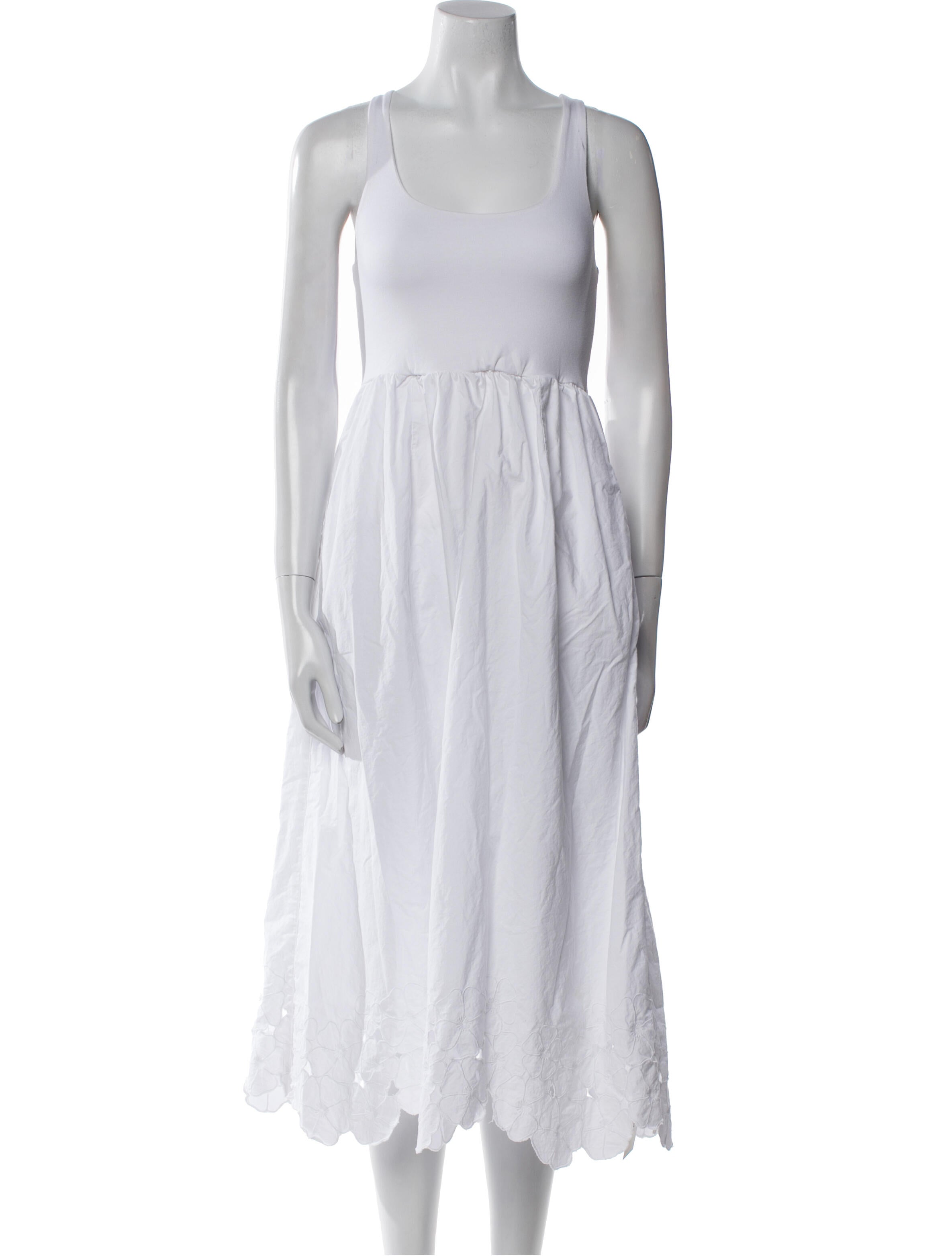 Hatch Scoop Neck Long Dress