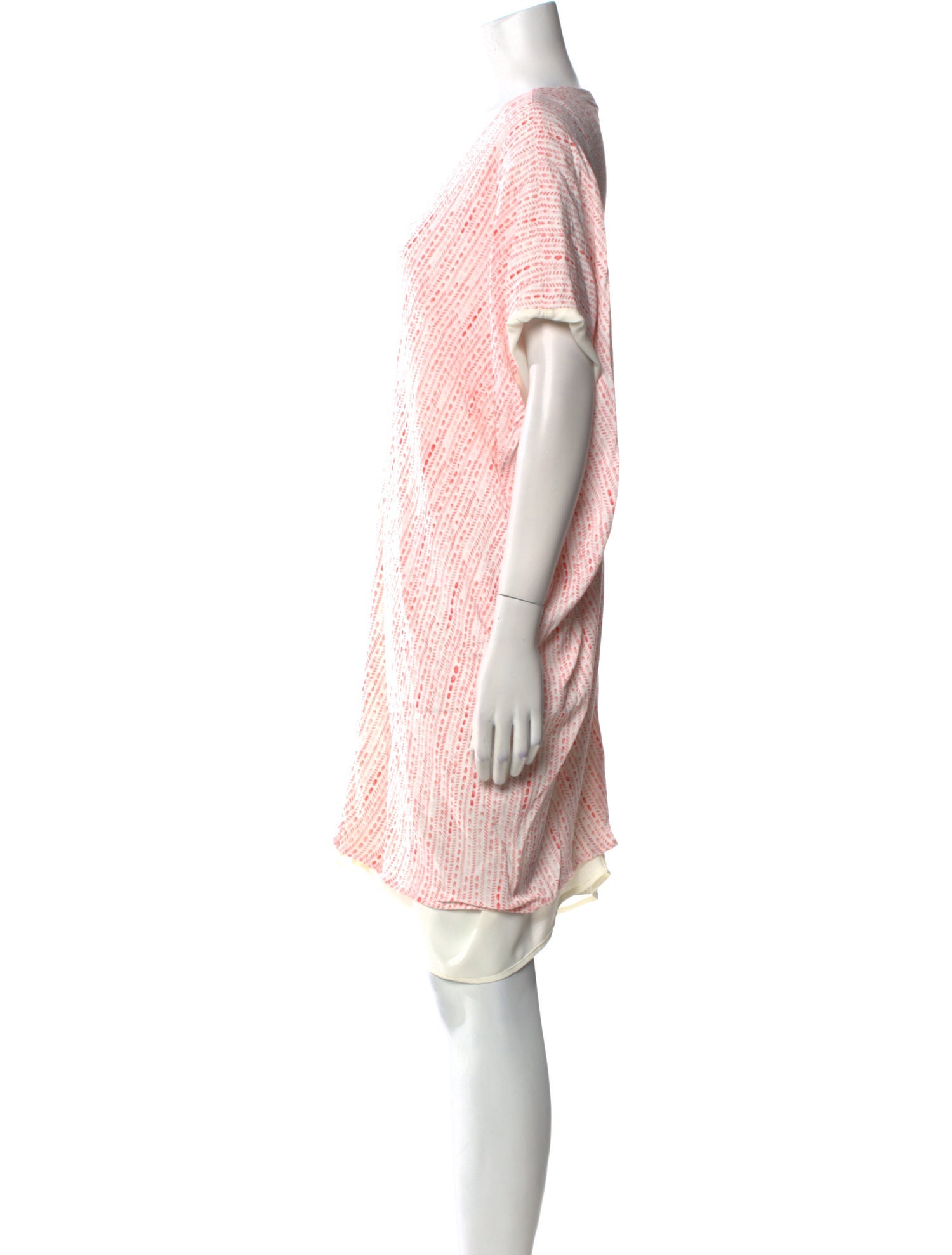 Hatch V-Neck Knee-Length Dress