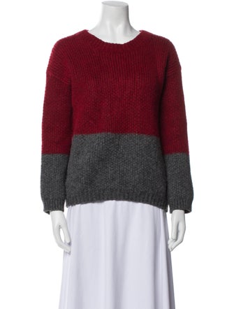 Hatch Baby Alpaca Colorblock Pattern Sweater