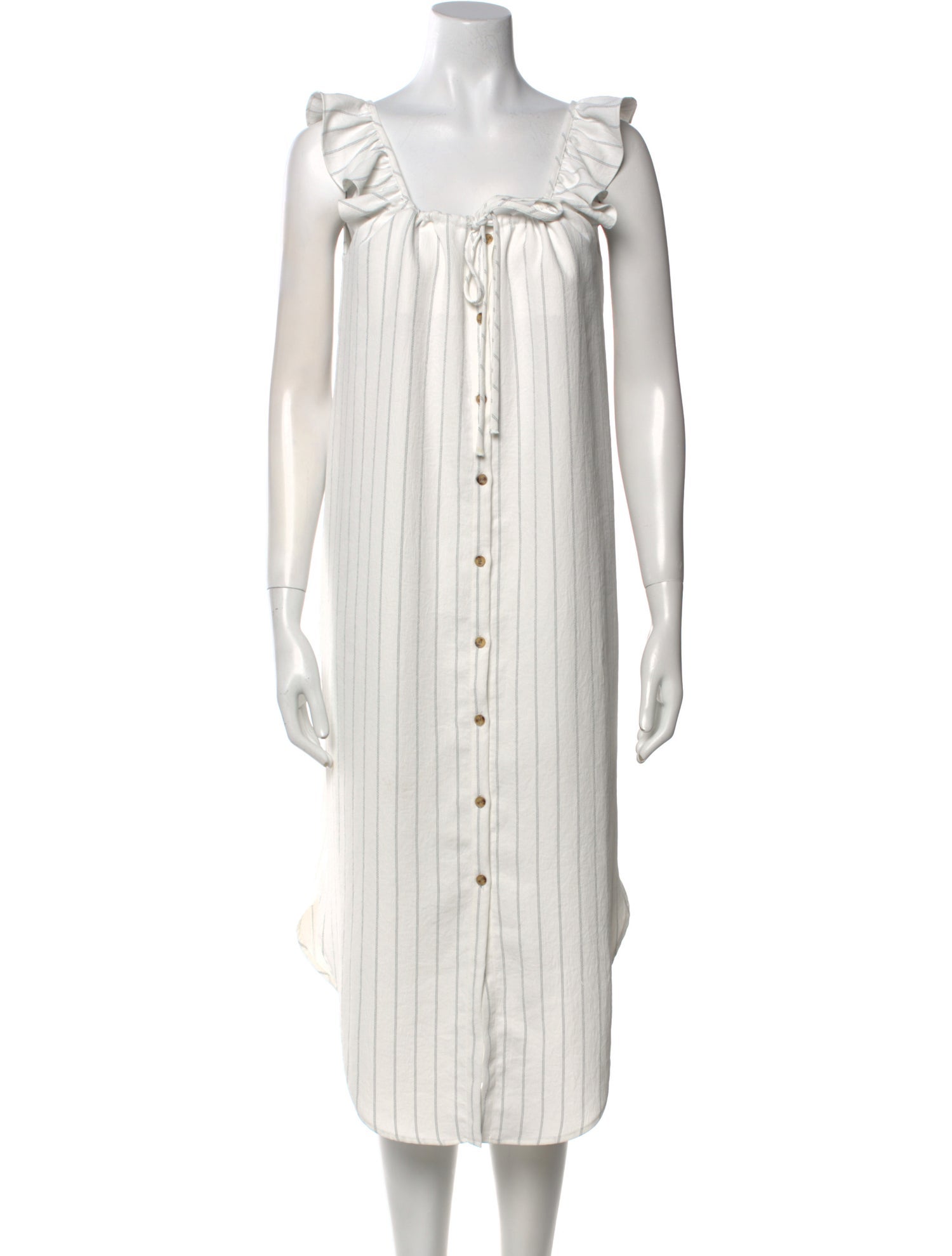 Hatch Square Neckline Midi Length Dress