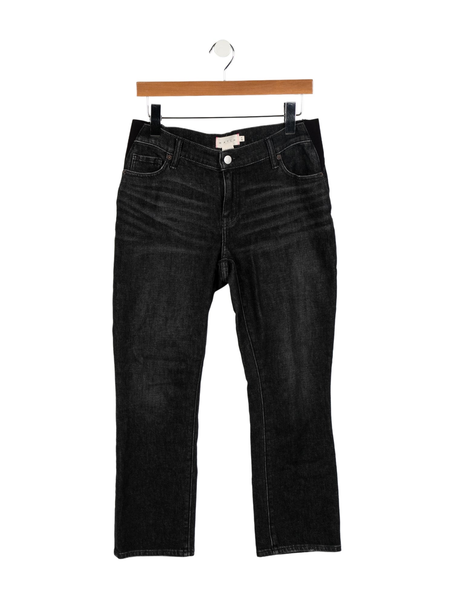Hatch Mid-Rise Straight Leg Jeans