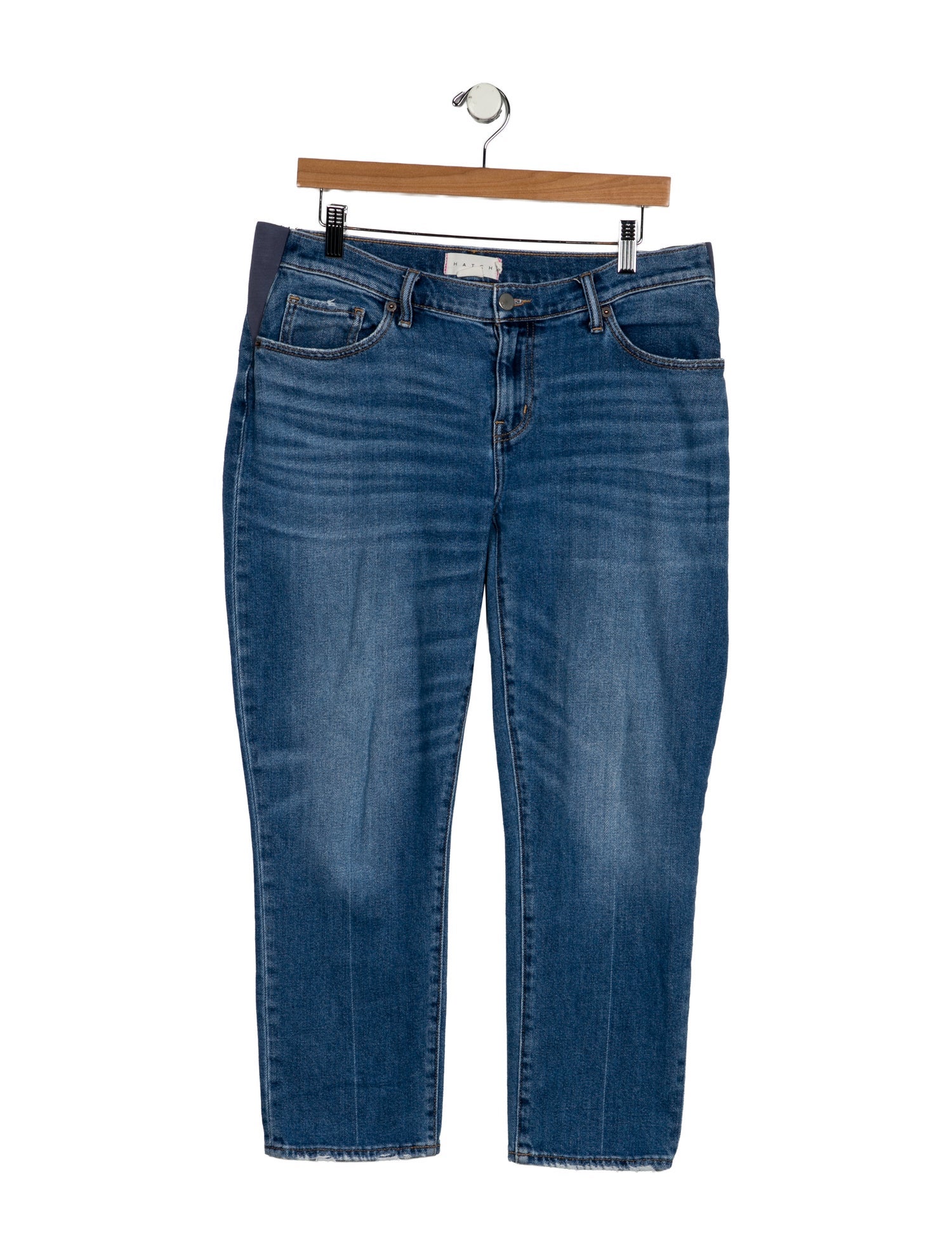 Hatch Mid-Rise Straight Leg Jeans