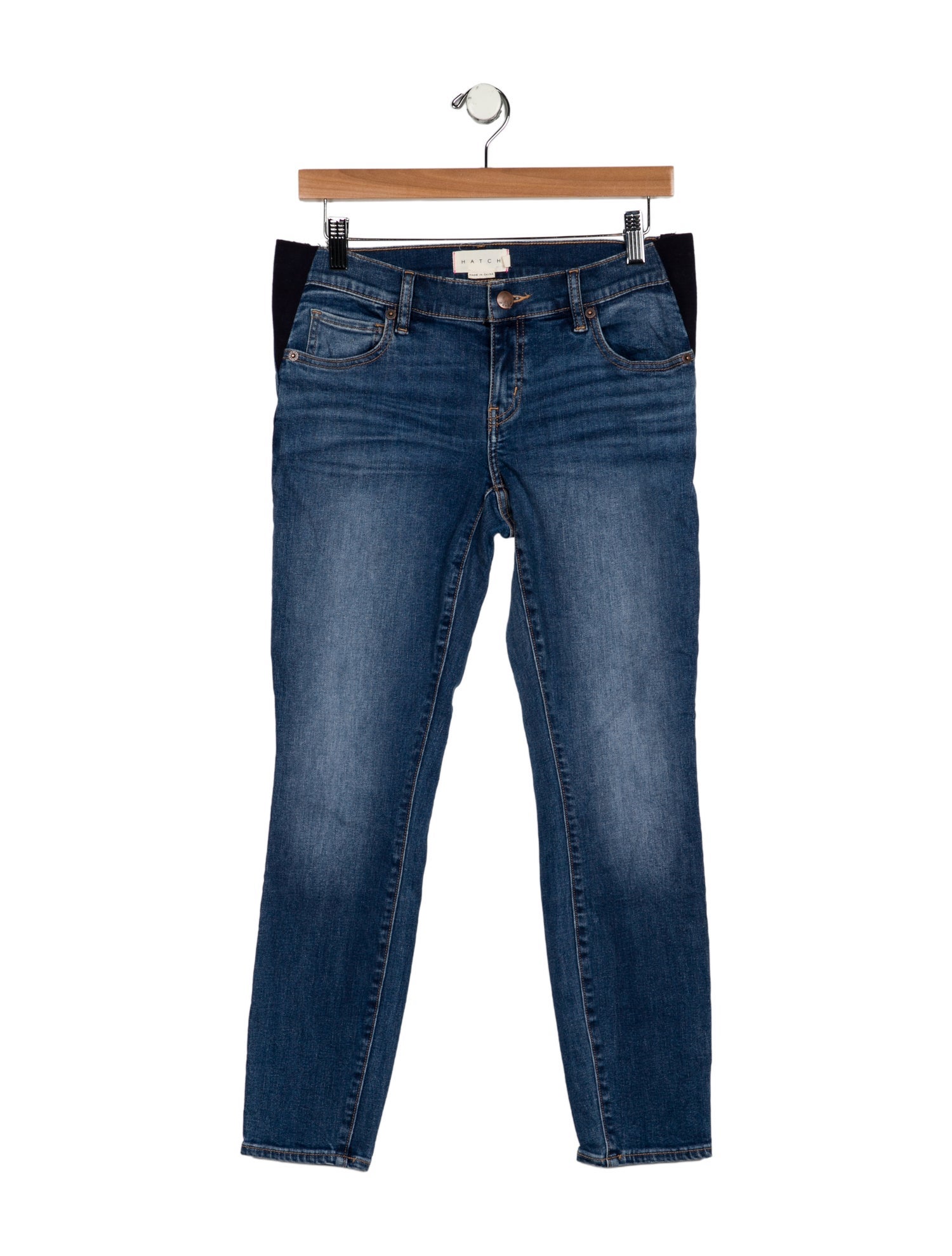 Hatch Low-Rise Skinny Leg Jeans