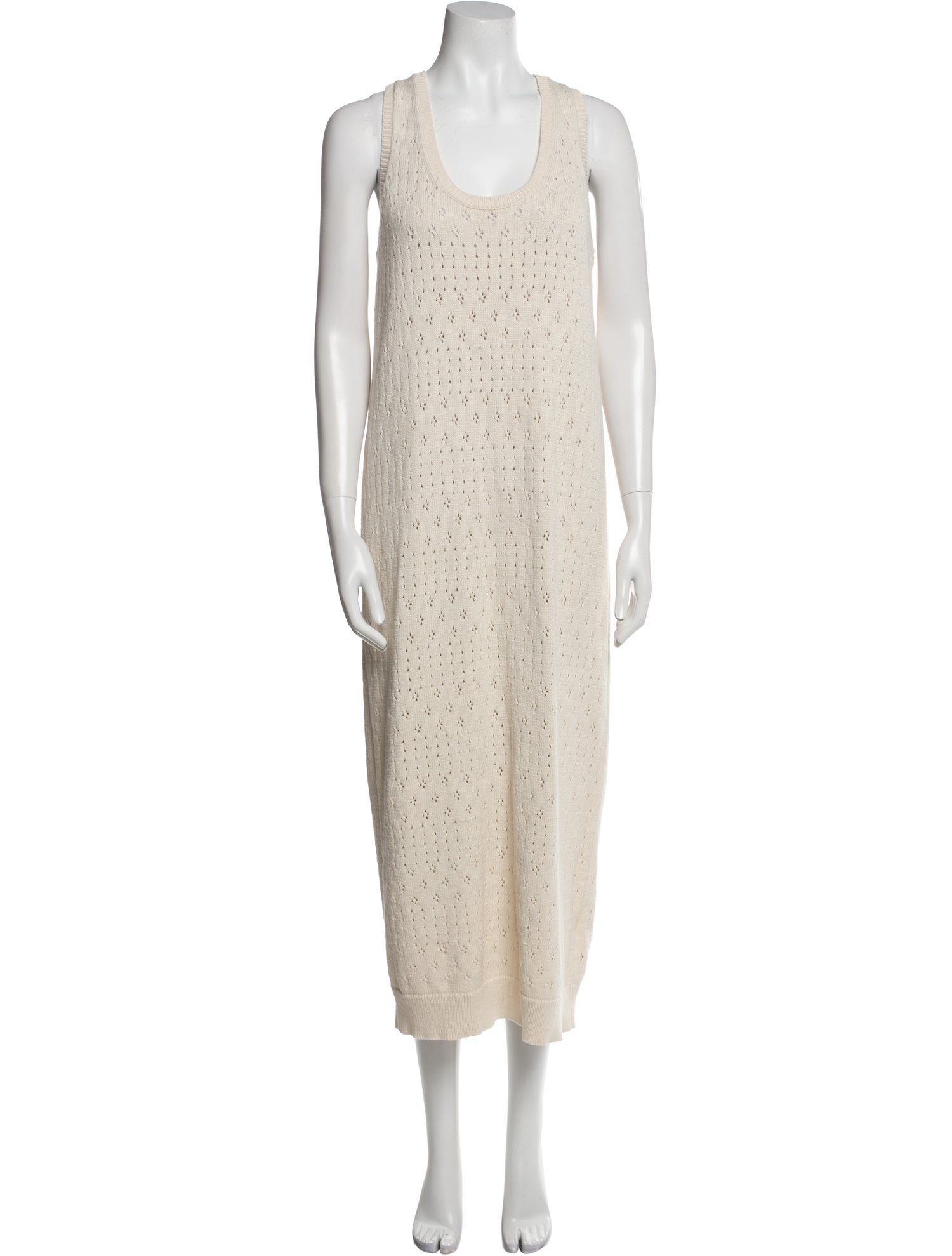 Hatch Scoop Neck Long Dress