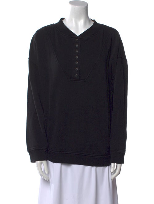 Hatch V-Neck Long Sleeve Sweatshirt