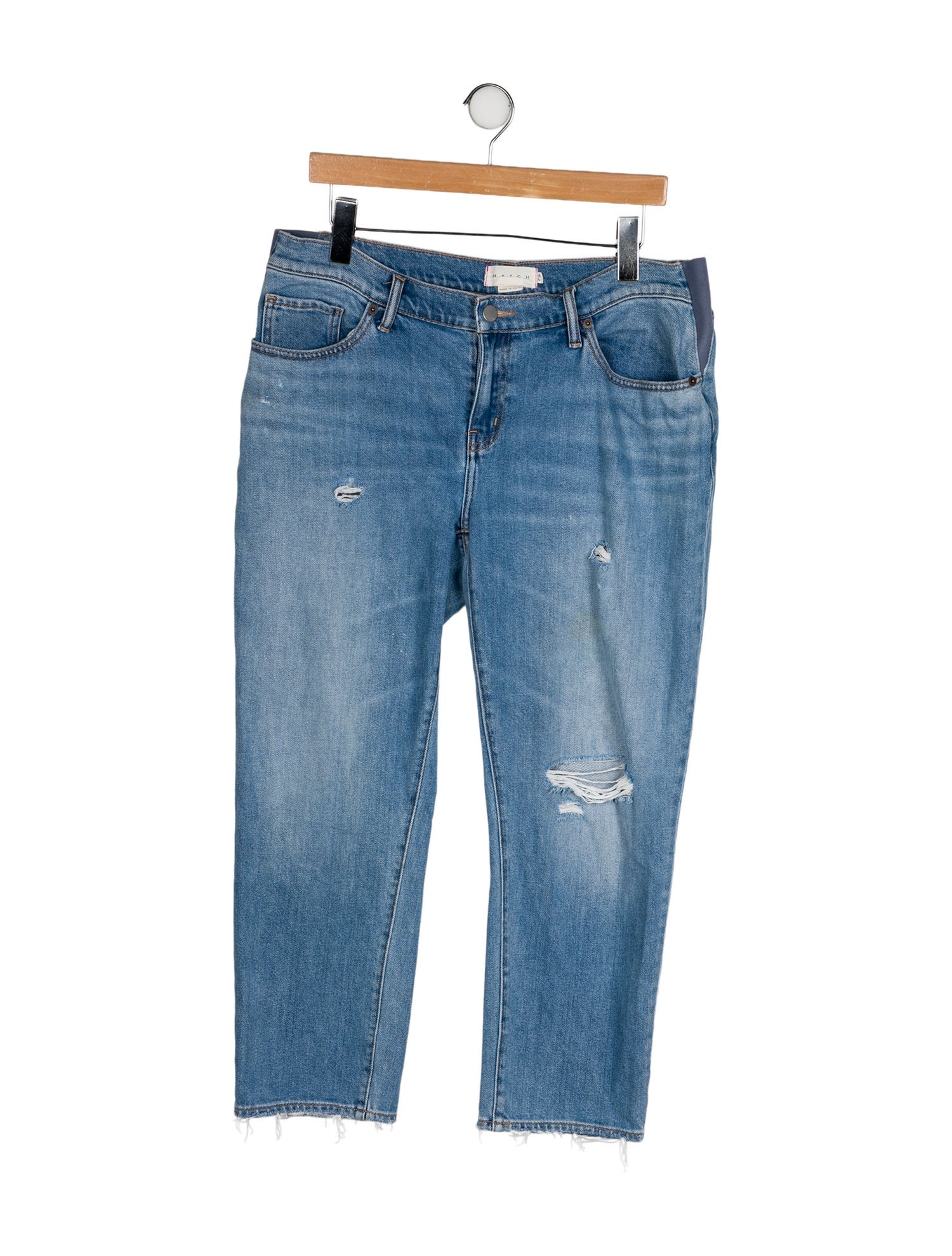 Hatch Mid-Rise Straight Leg Jeans
