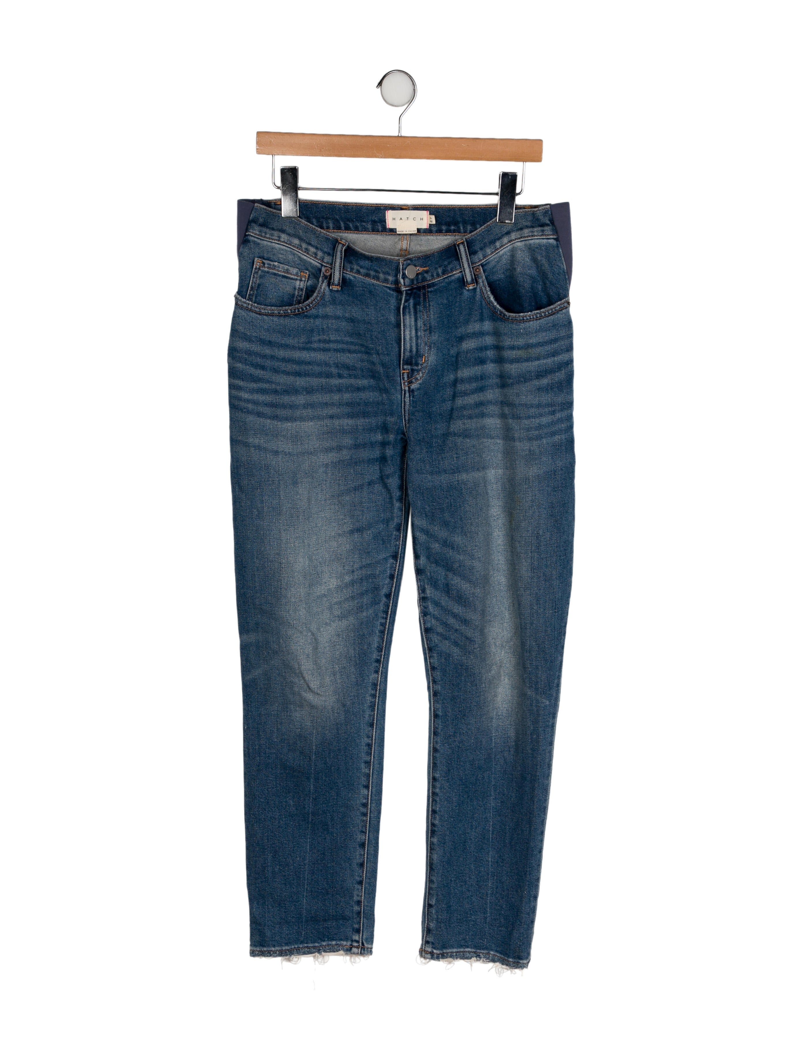 Hatch Mid-Rise Straight Leg Jeans
