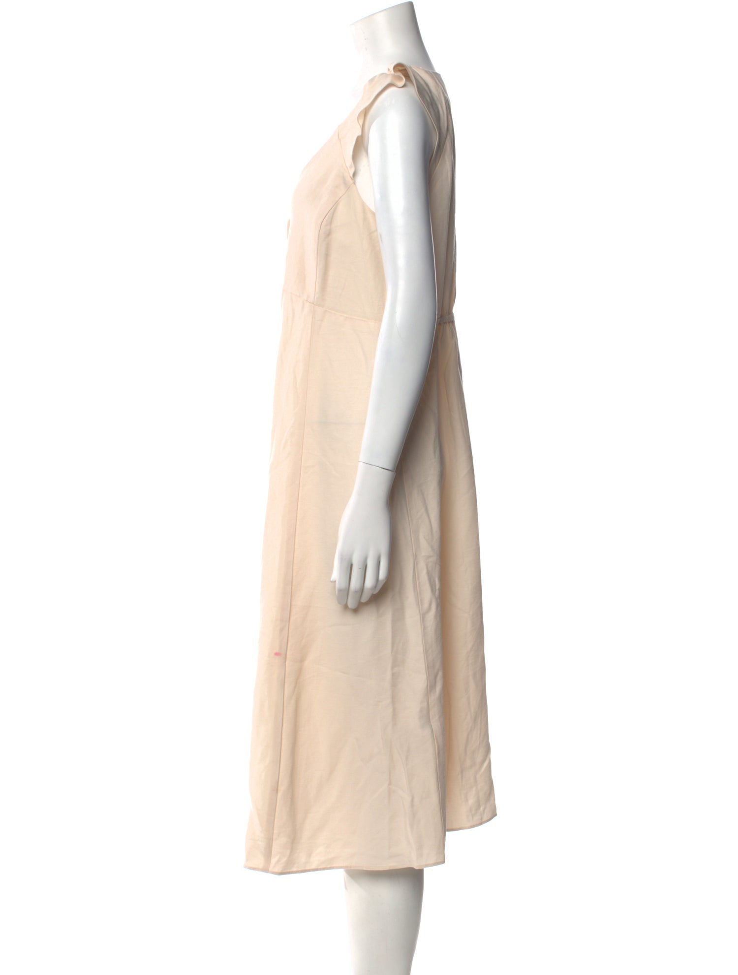 Hatch V-Neck Midi Length Dress