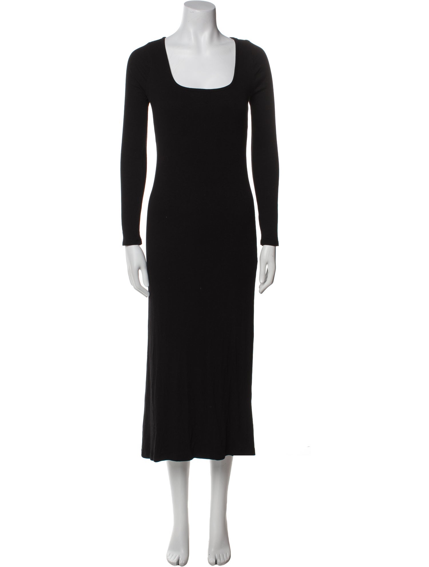 Hatch Scoop Neck Long Dress