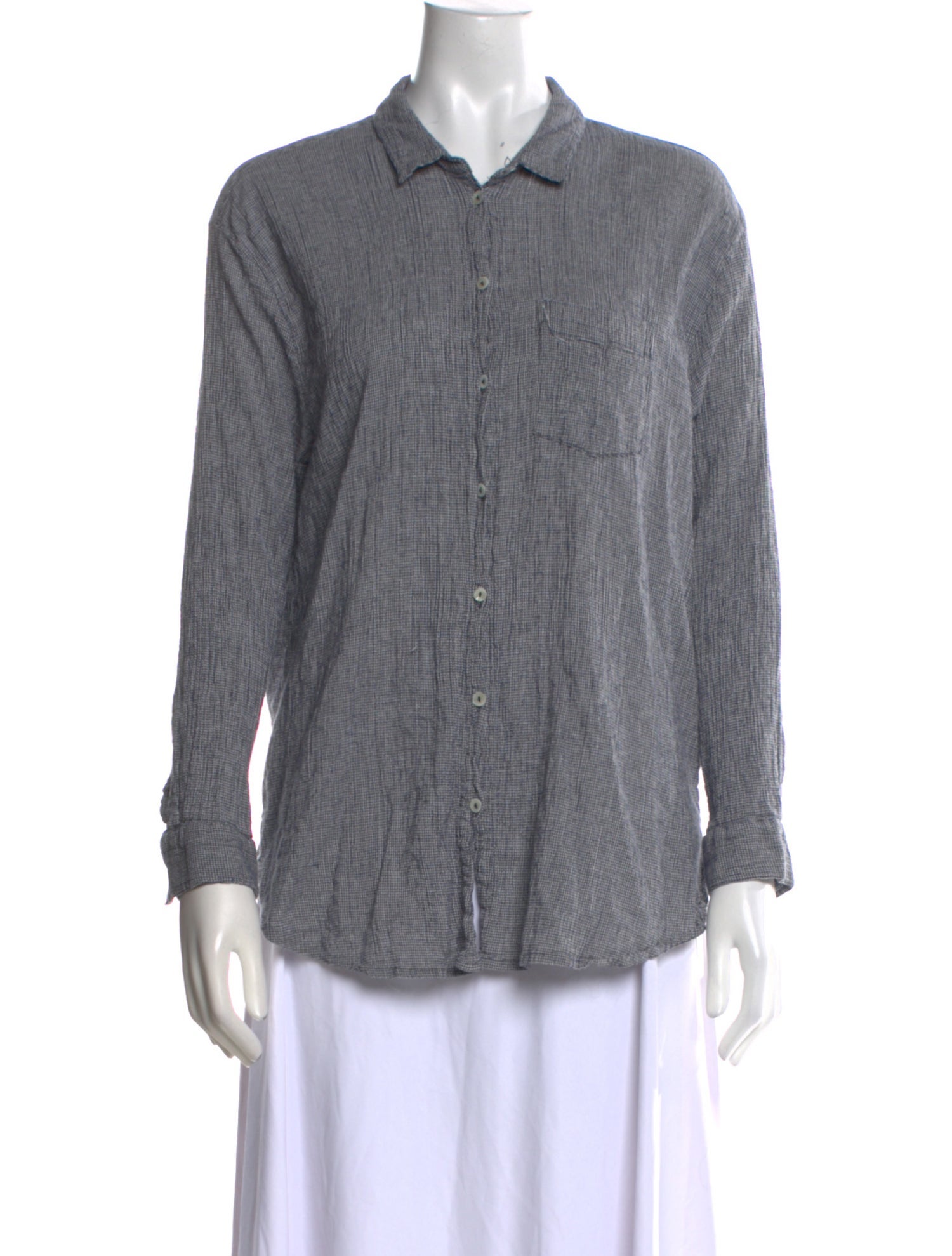 Hatch Long Sleeve Button-Up Top