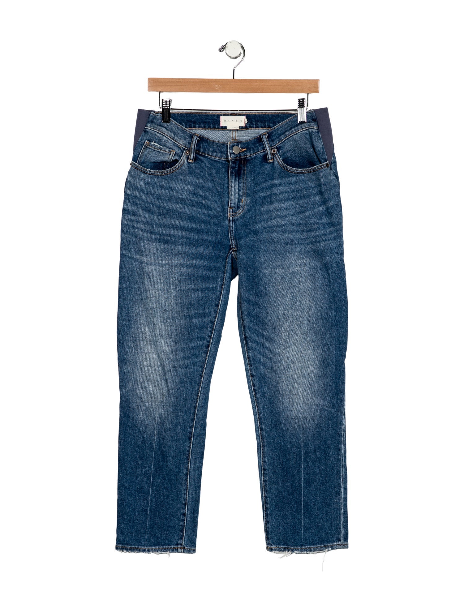 Hatch Mid-Rise Straight Leg Jeans
