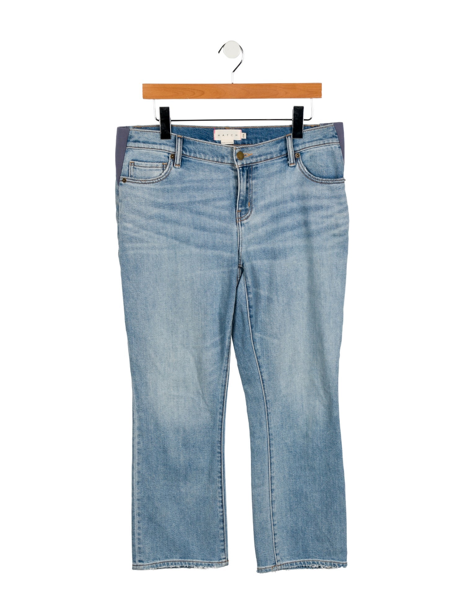 Hatch Mid-Rise Straight Leg Jeans