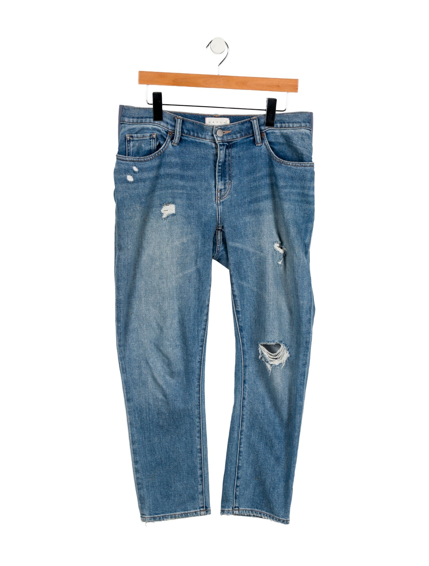 Hatch Mid-Rise Straight Leg Jeans