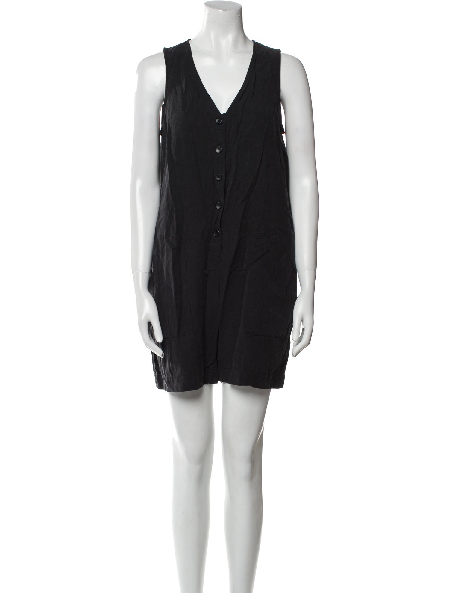 Hatch Linen V-Neck Romper