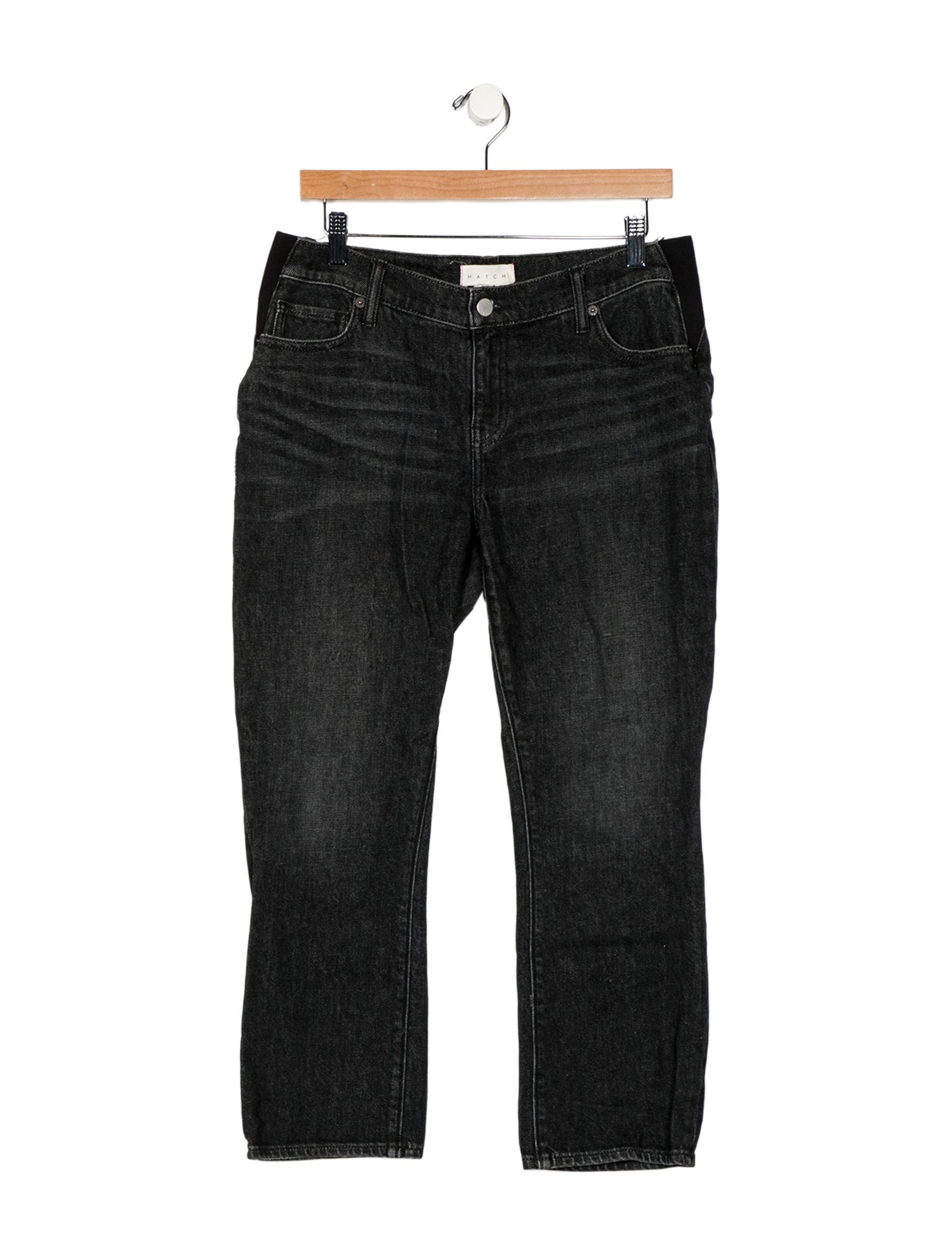 Hatch Mid-Rise Straight Leg Jeans