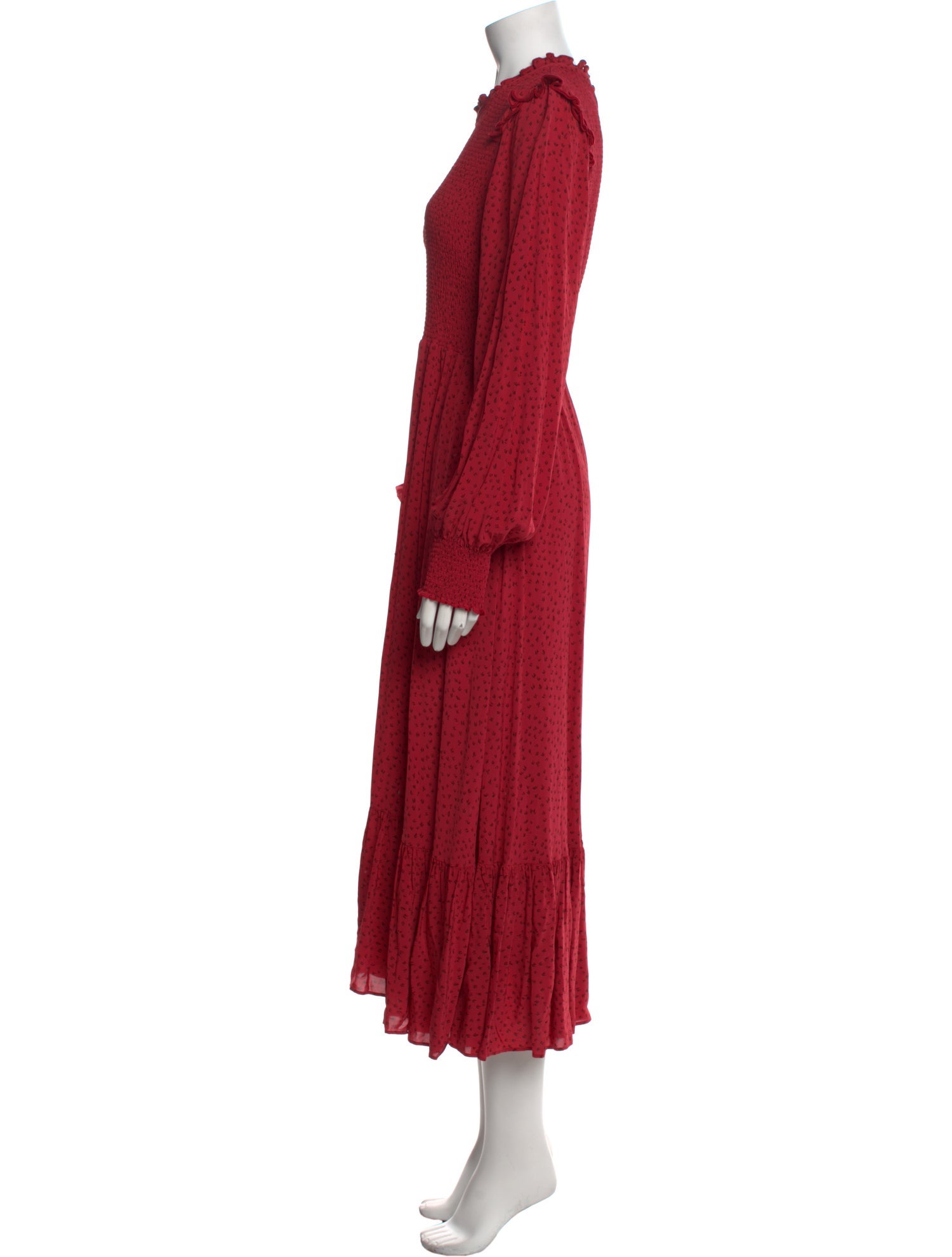 Hatch Crew Neck Long Dress