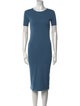 Hatch Crew Neck Midi Length Dress