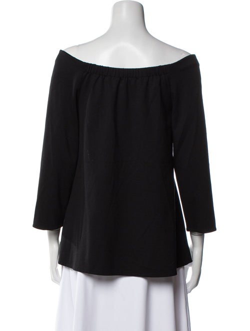 Hatch Off-The-Shoulder Three-Quarter Sleeve Blouse