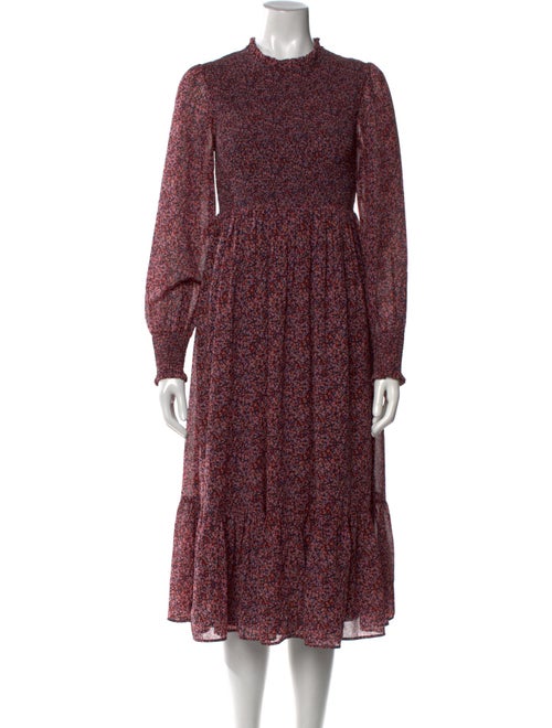 Hatch Printed Midi Length Dress