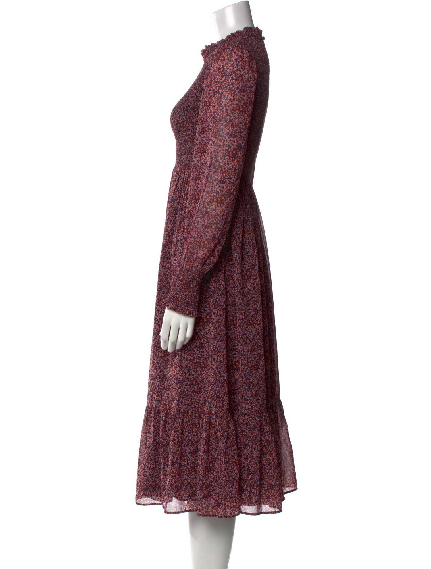 Hatch Printed Midi Length Dress