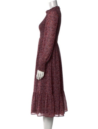 Hatch Printed Midi Length Dress