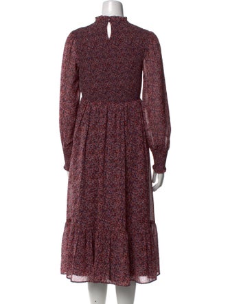 Hatch Printed Midi Length Dress