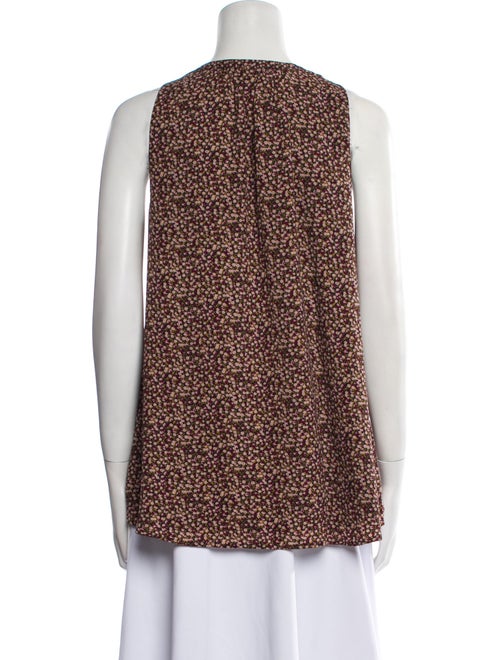 Hatch Printed V-Neck Top