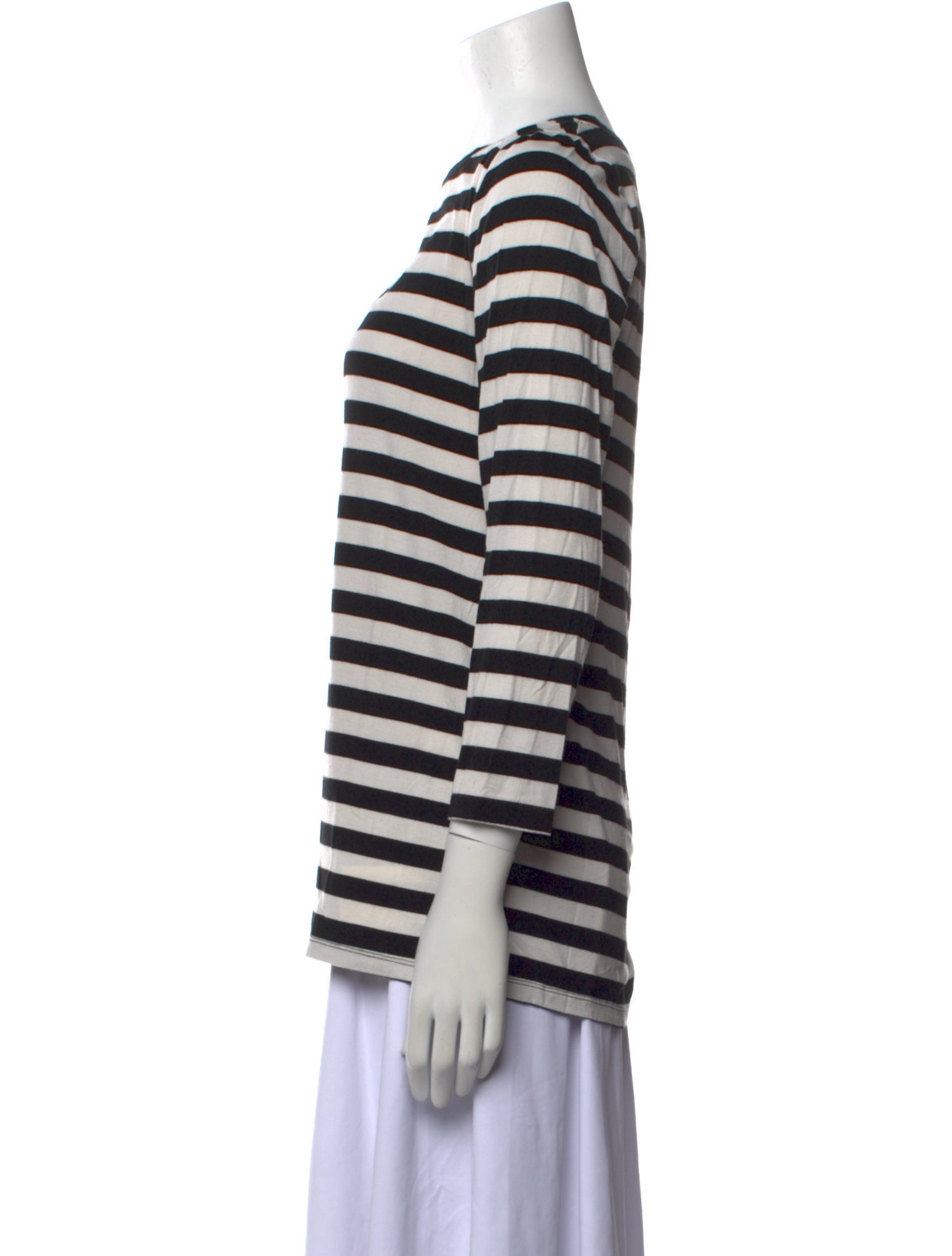 Hatch Striped Bateau Neckline Tunic