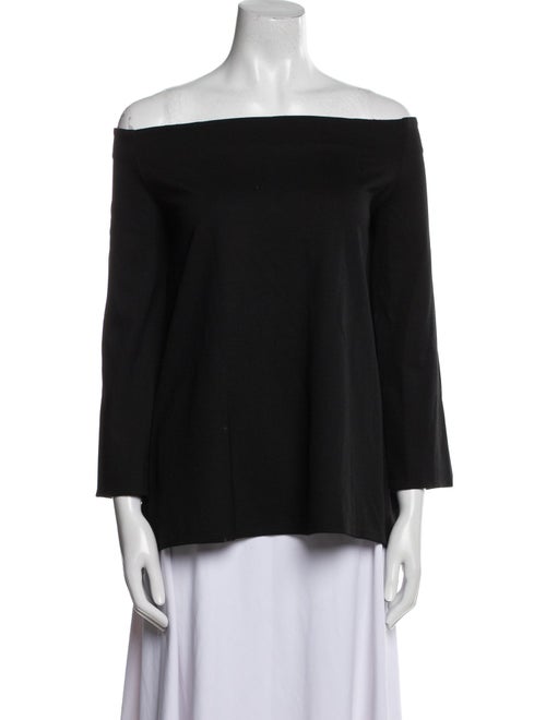 Hatch Off-The-Shoulder Three-Quarter Sleeve Top