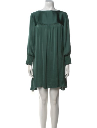 Hatch Bateau Neckline Mini Dress