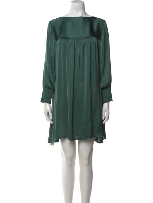 Hatch Bateau Neckline Mini Dress