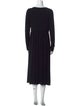 Hatch V-Neck Midi Length Dress