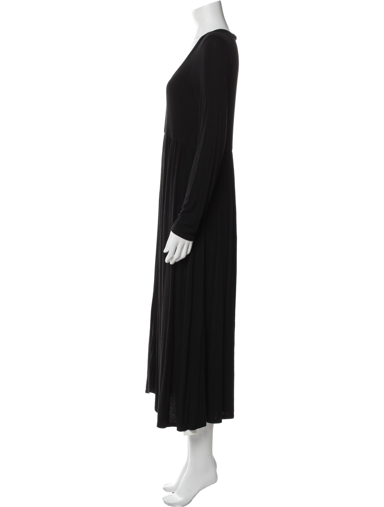 Hatch V-Neck Midi Length Dress