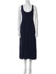 Hatch Scoop Neck Long Dress