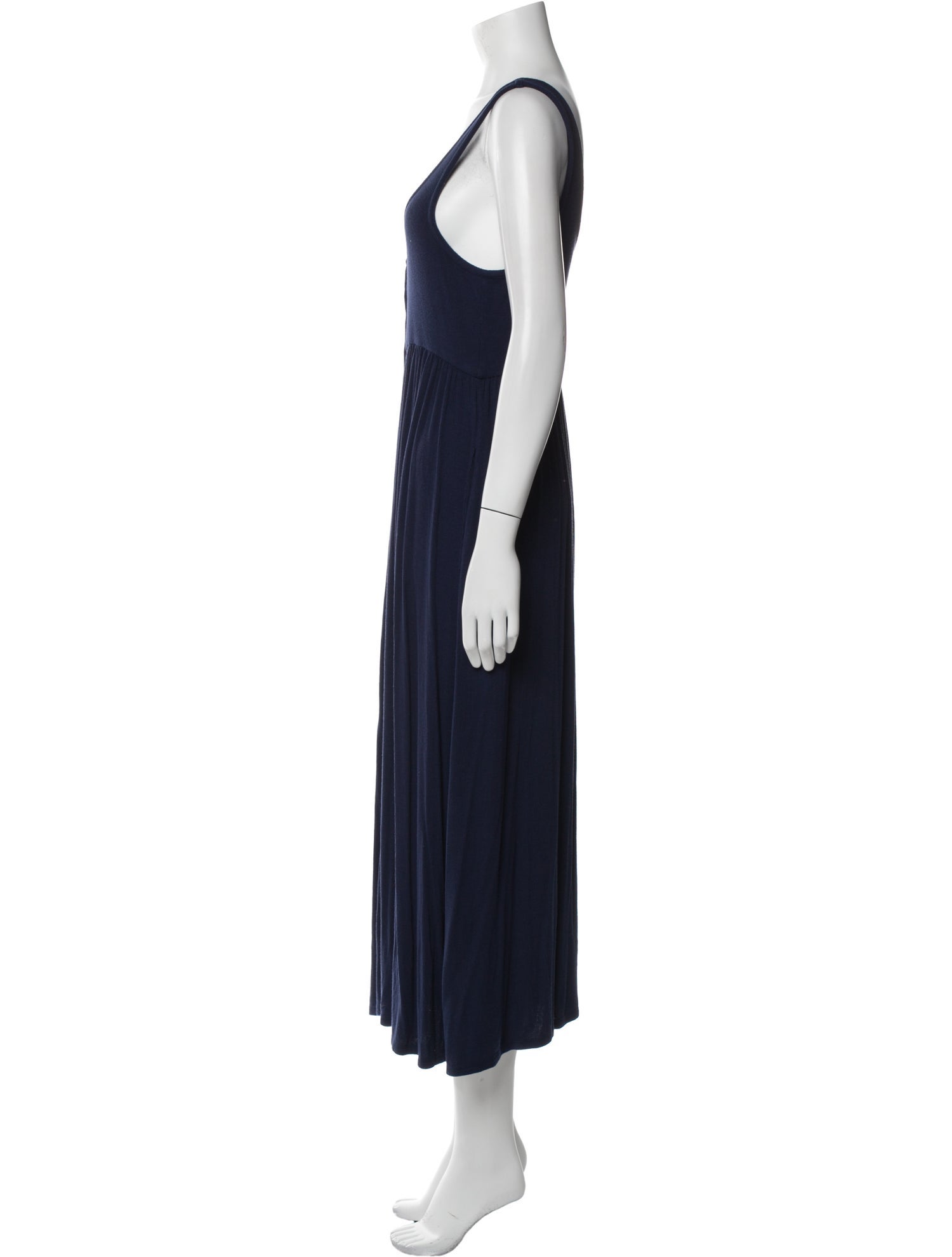 Hatch Scoop Neck Long Dress