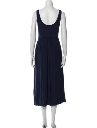 Hatch Scoop Neck Long Dress