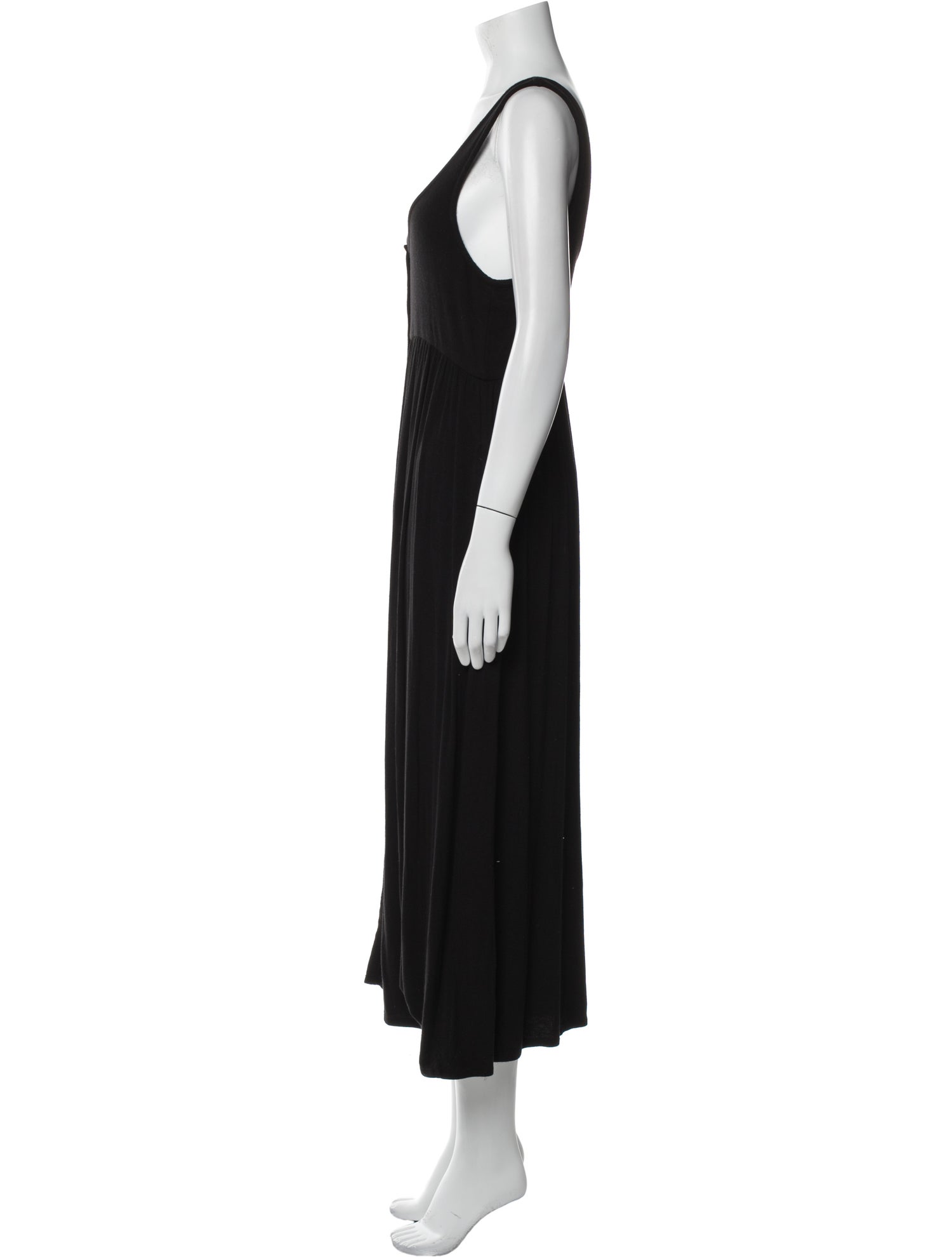 Hatch Scoop Neck Long Dress