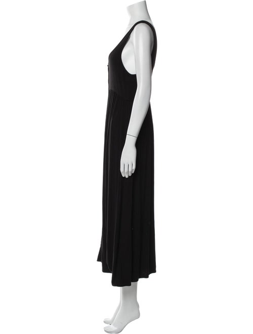 Hatch Scoop Neck Long Dress