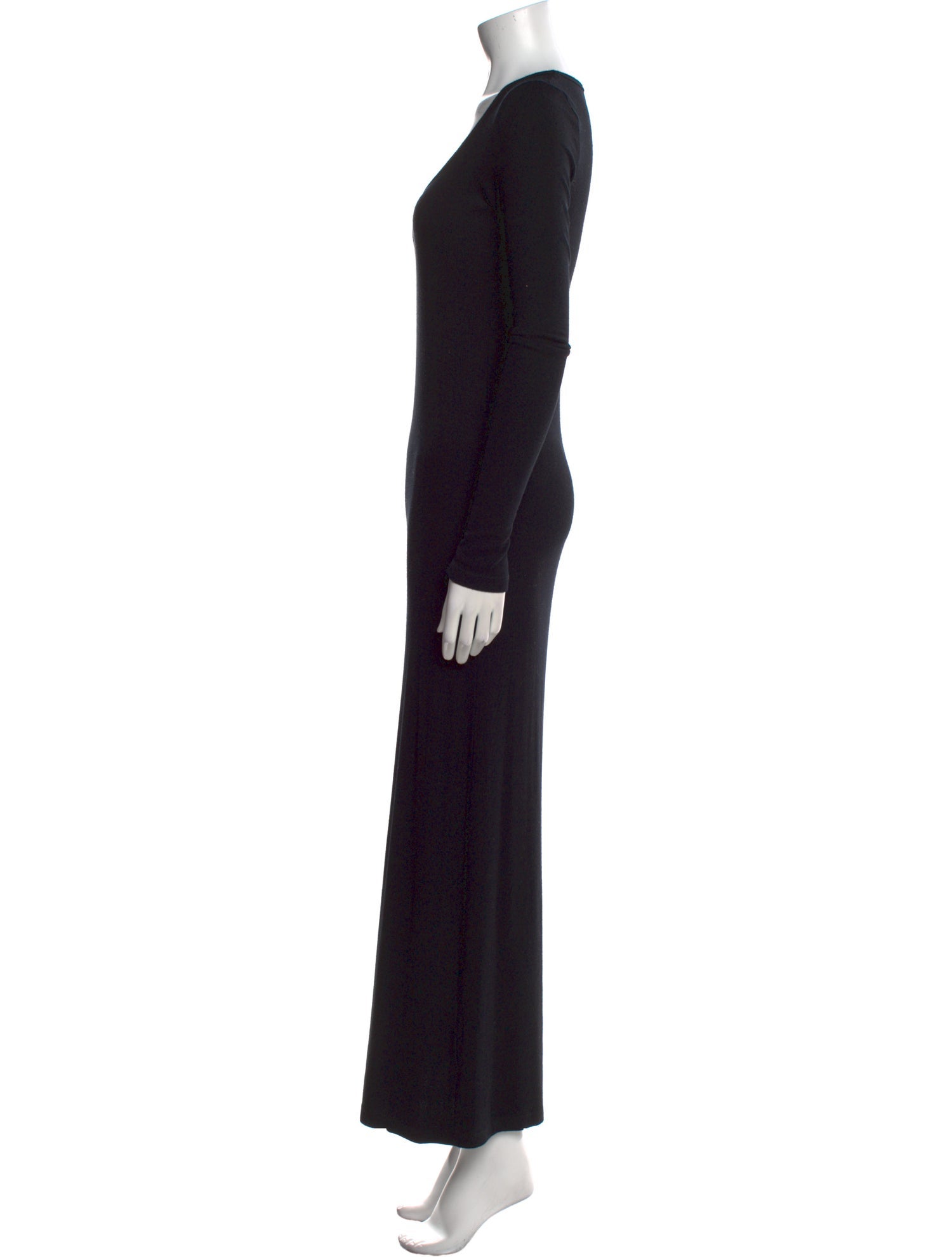 Hatch Scoop Neck Long Dress