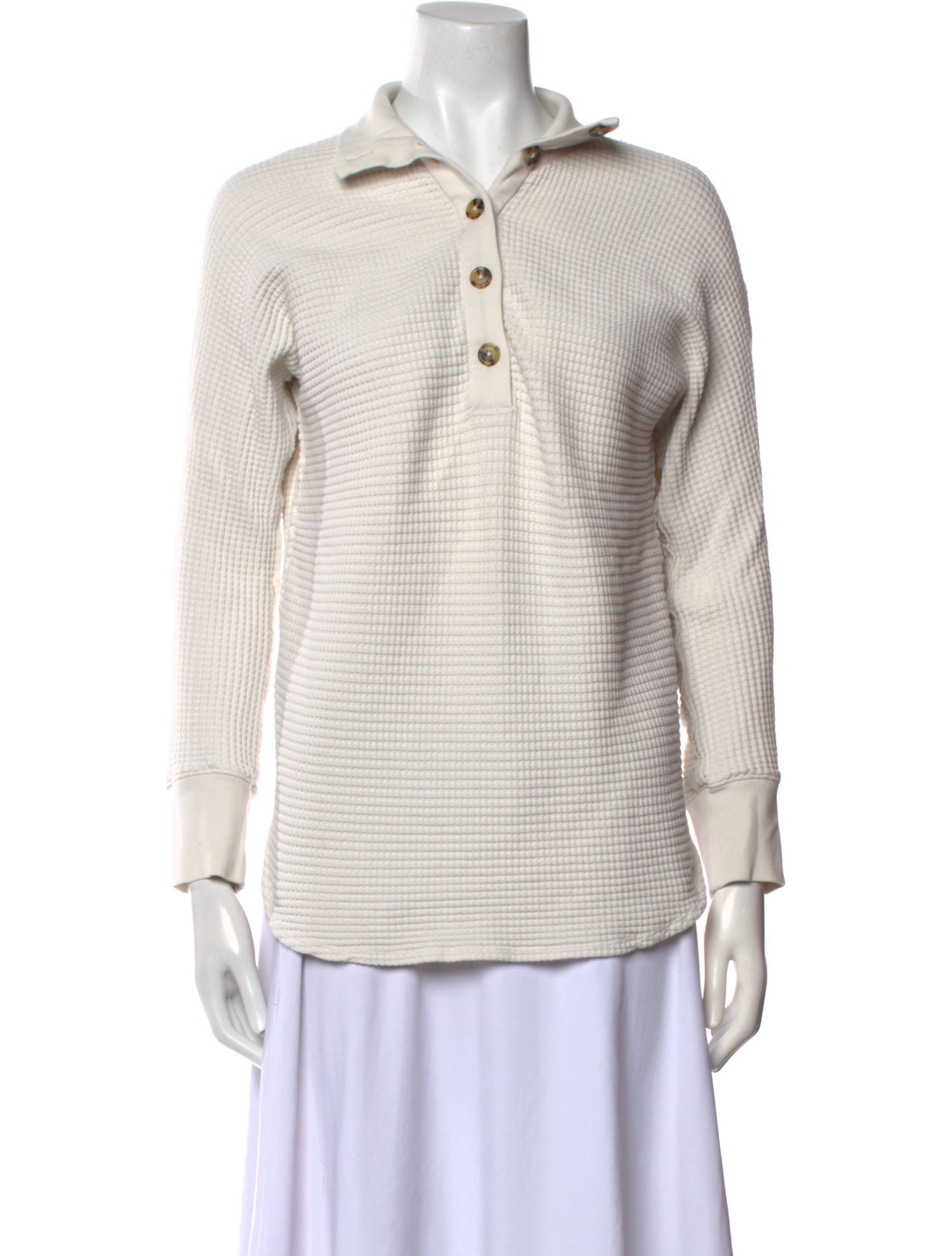 Hatch Mock Neck Long Sleeve Polo